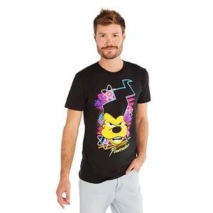 Disney A Goofy Movie Goof Troop Tee Top T-shirt Black